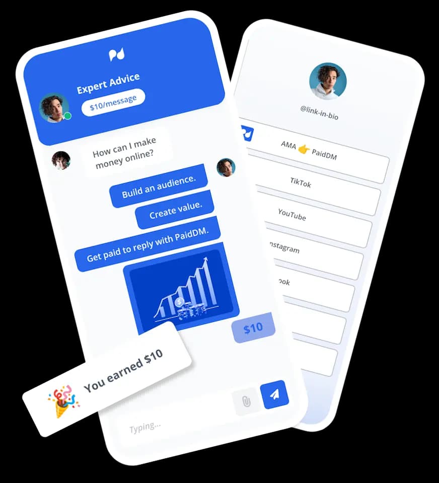 Screenshot of web app on mobile